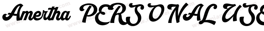 Amertha PERSONAL USE字体转换